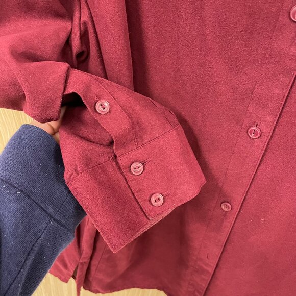 Catherines red faux suede top size 26/28WP - Picture 3 of 4
